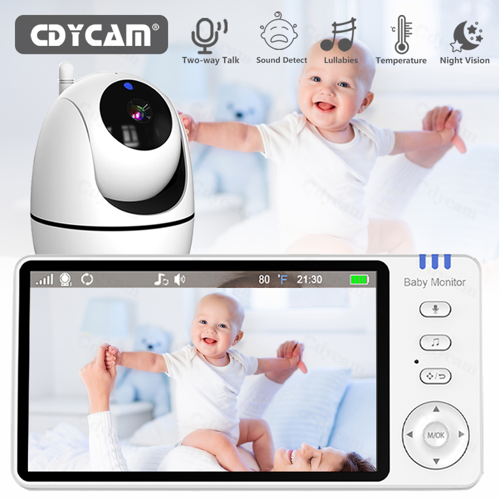 Audio Music To Video - 5 Inch Video Baby Monitor With