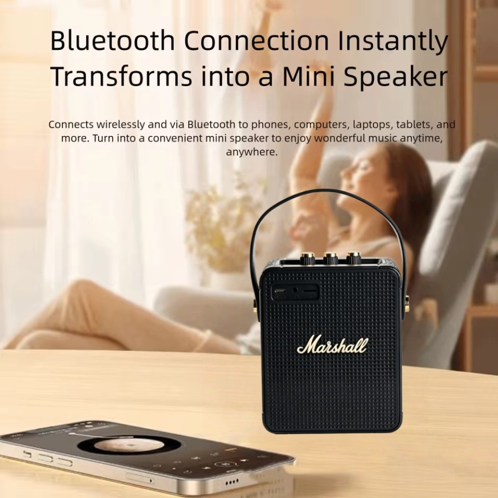 Audio Music Apple - 2026 Marshall Stockwell II Portable Bluetooth