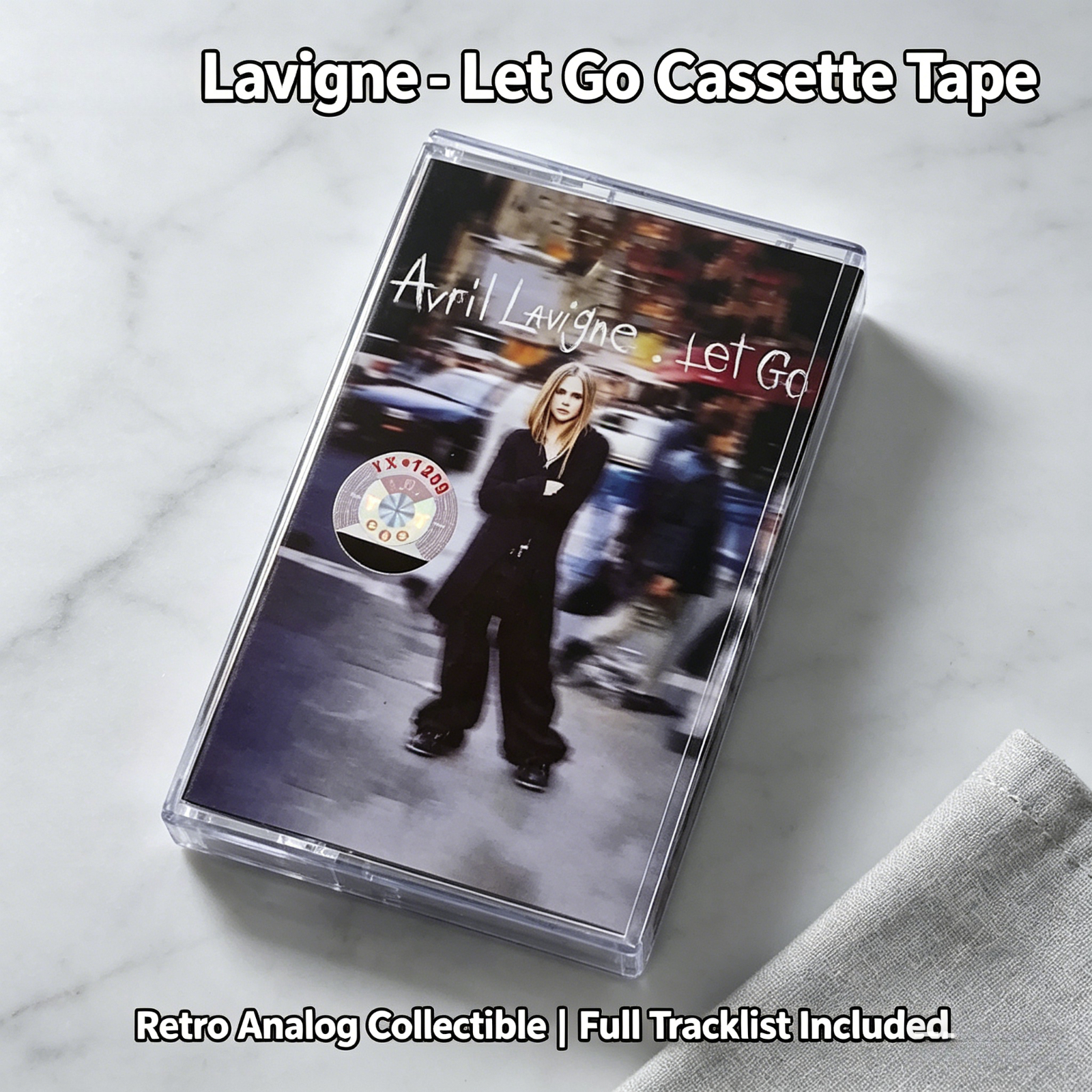 Audio Music For - Let Go Album Cassette Tape, Retro