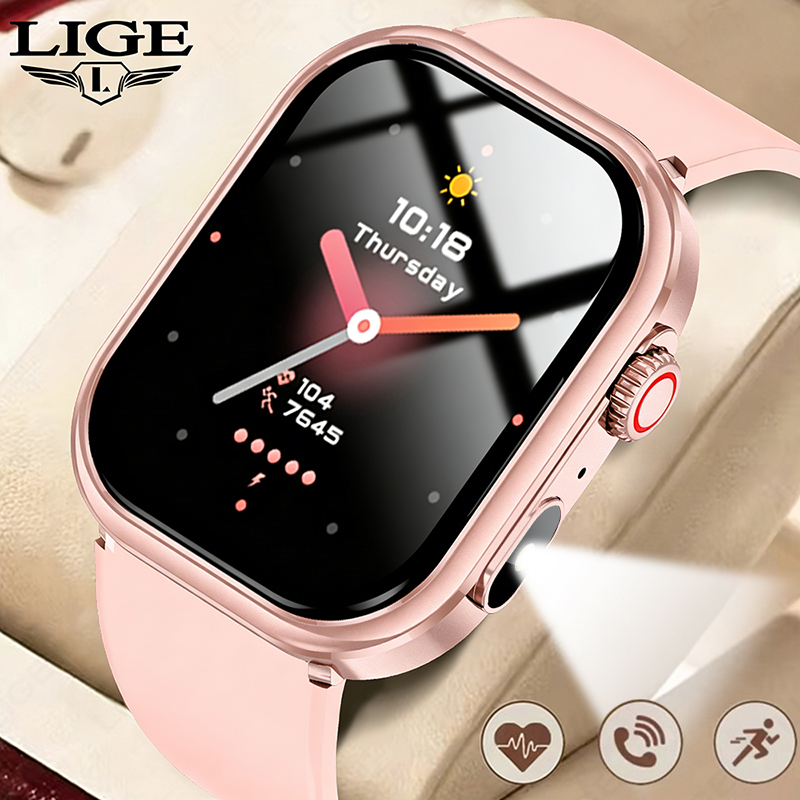 Audio Music Light - LIGE Women Smart Watch 2.01