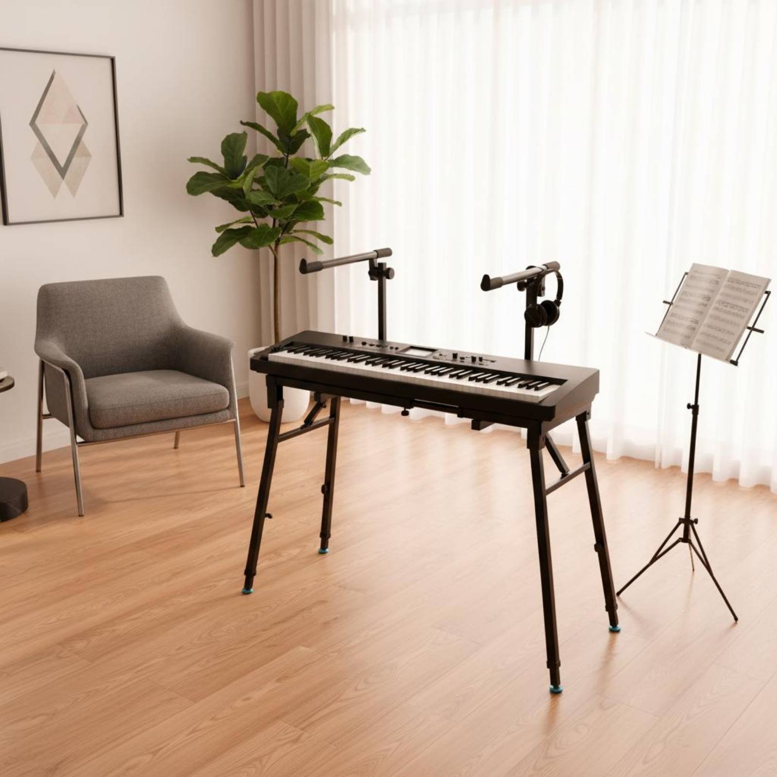 Folding Keyboard Stand Portabl - Music Stand Folding 리뷰 및 가격