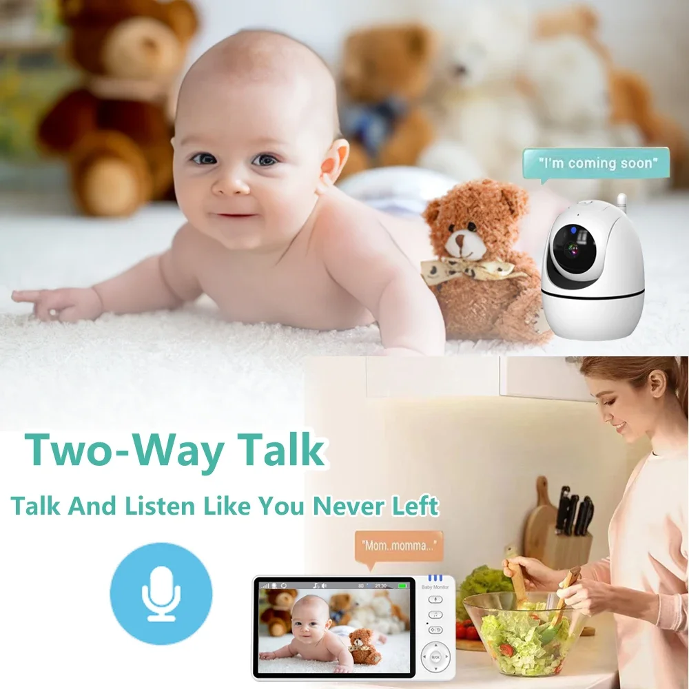 5 Inch Video Baby Monitor With - Audio Music To Video 리뷰 및 가격