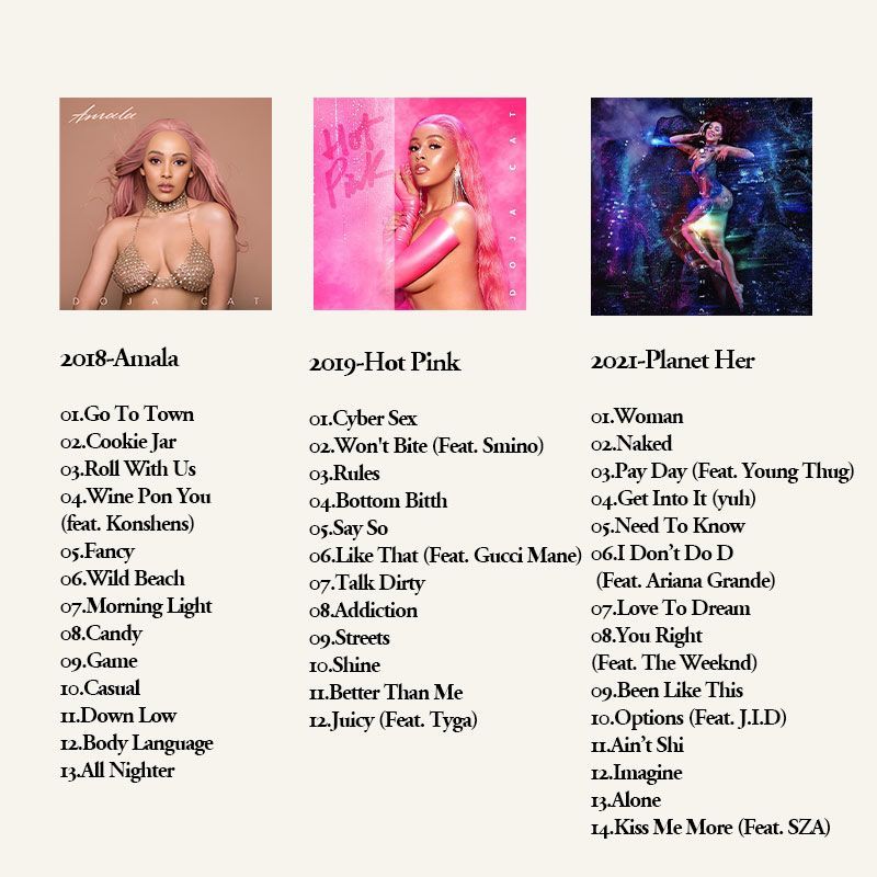 Doja Cat 6CD Music Album Colle - Audio Music For 리뷰 및 가격
