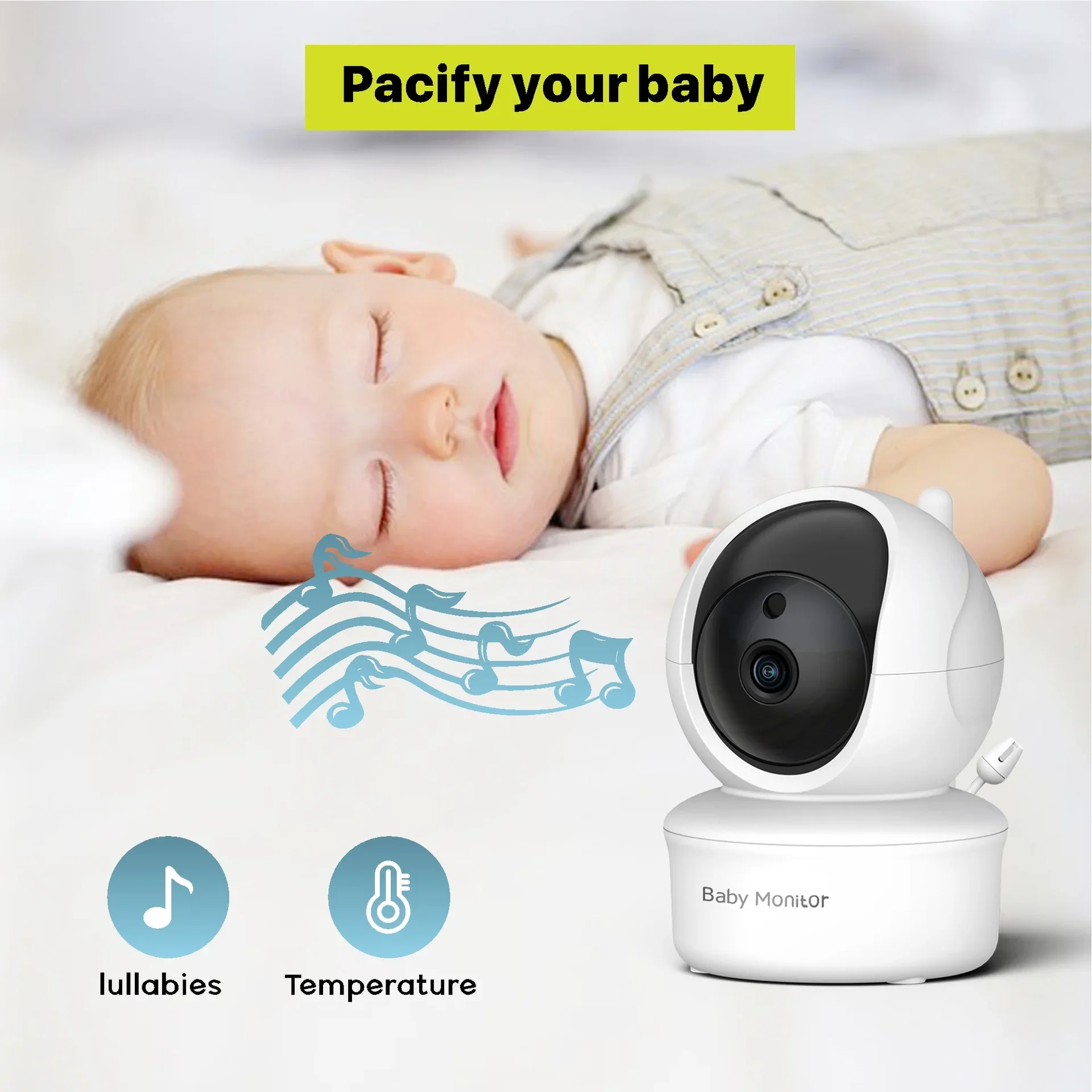 5.0 Inch Video Baby Monitor Wi - Audio Music To Video 리뷰 및 가격