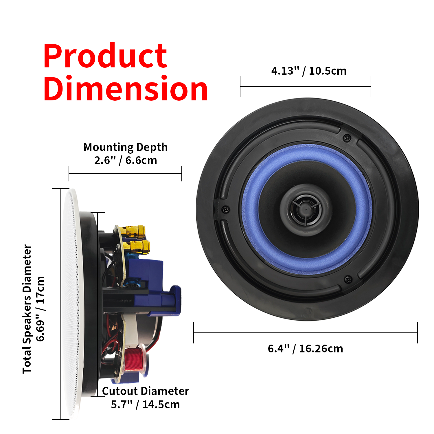MUXEARK 2PCS 4 Inch Home Audio - Audio Music Apple 리뷰 및 가격