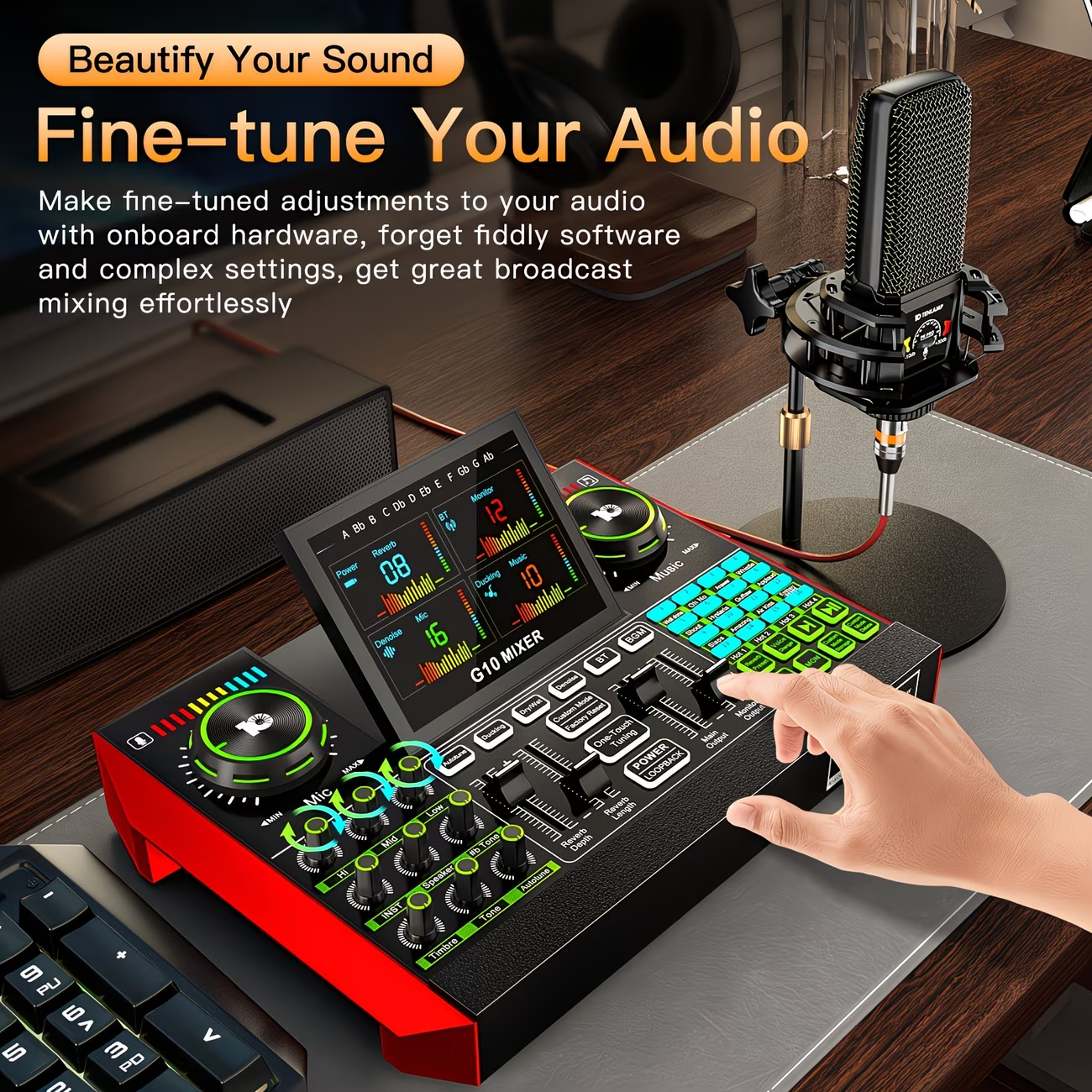 Tenlamp Audio Interface Mixer  - Audio Music Changer 리뷰 및 가격
