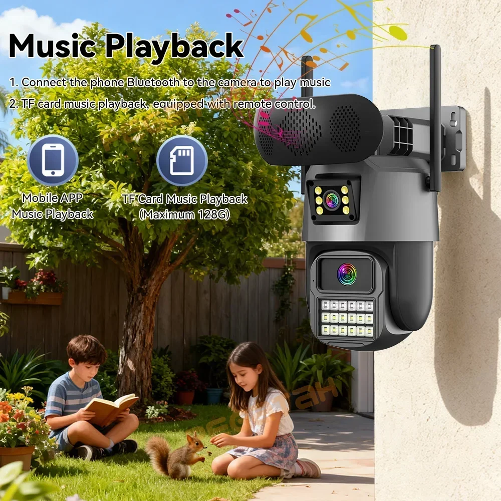 8MP Outdoor Security Camera wi - Audiovision Music Player 리뷰 및 가격