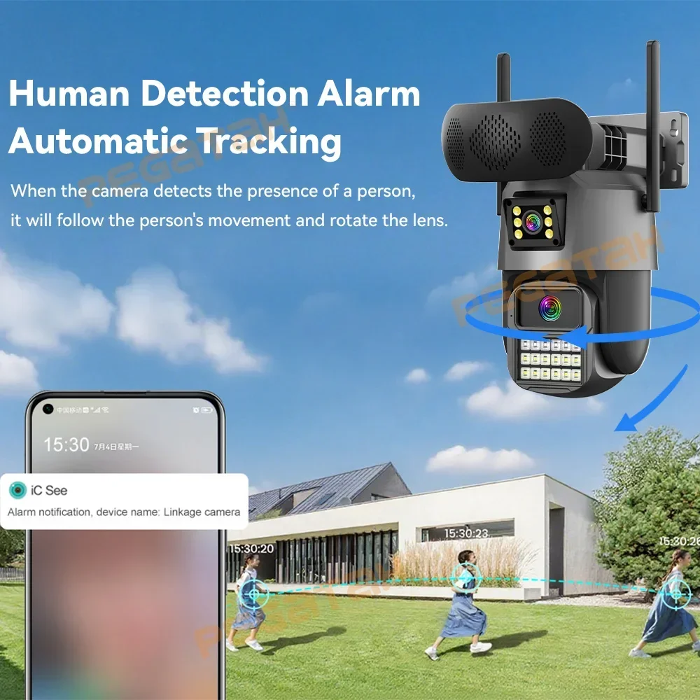 8MP Outdoor Security Camera wi - Audiovision Music Player 리뷰 및 가격