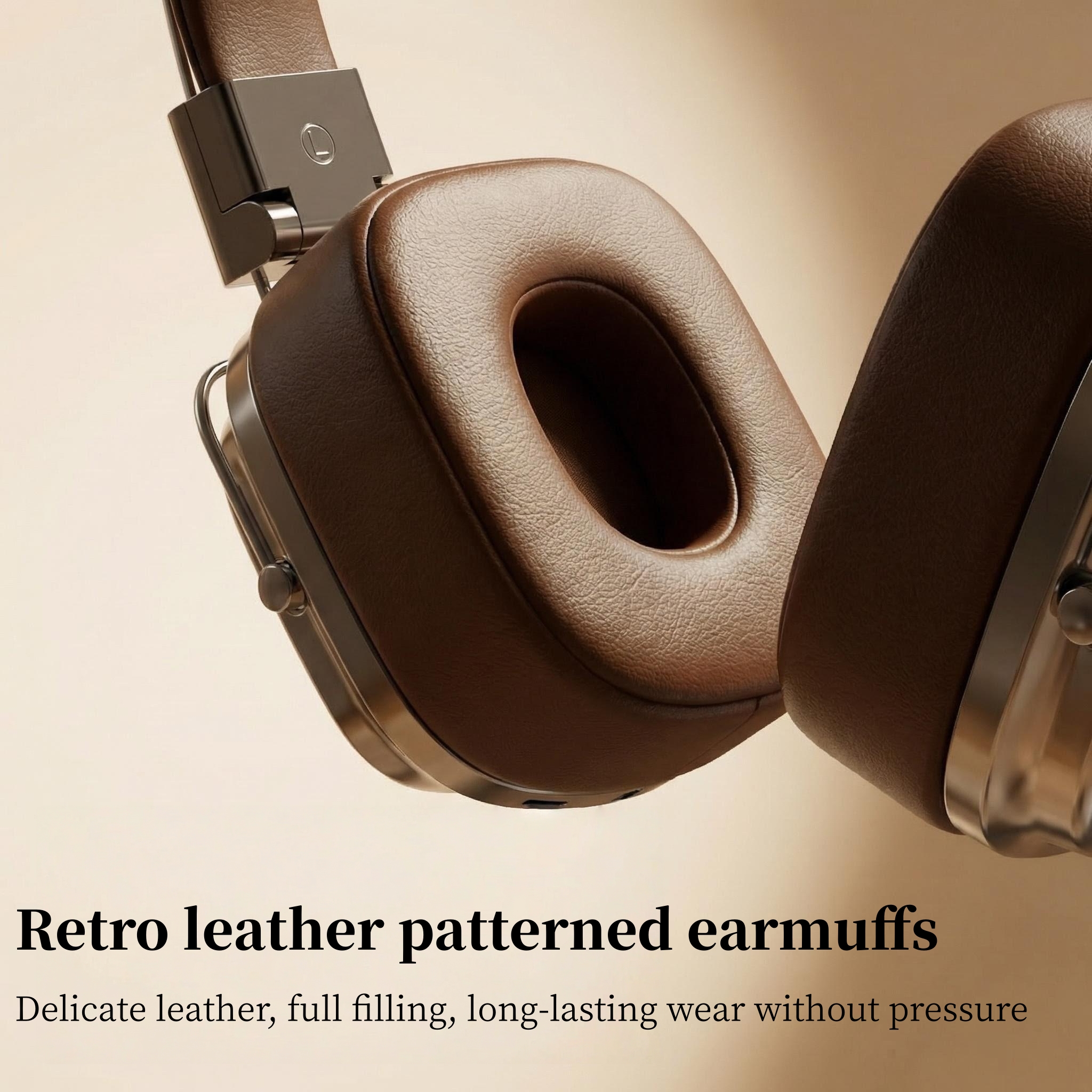 Retro Leather Over-ear Headpho - Audio Music Apple 리뷰 및 가격