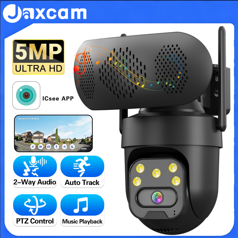 5MP HD WiFi IP Camera with Mus - Audiovision Music Player 리뷰 및 가격