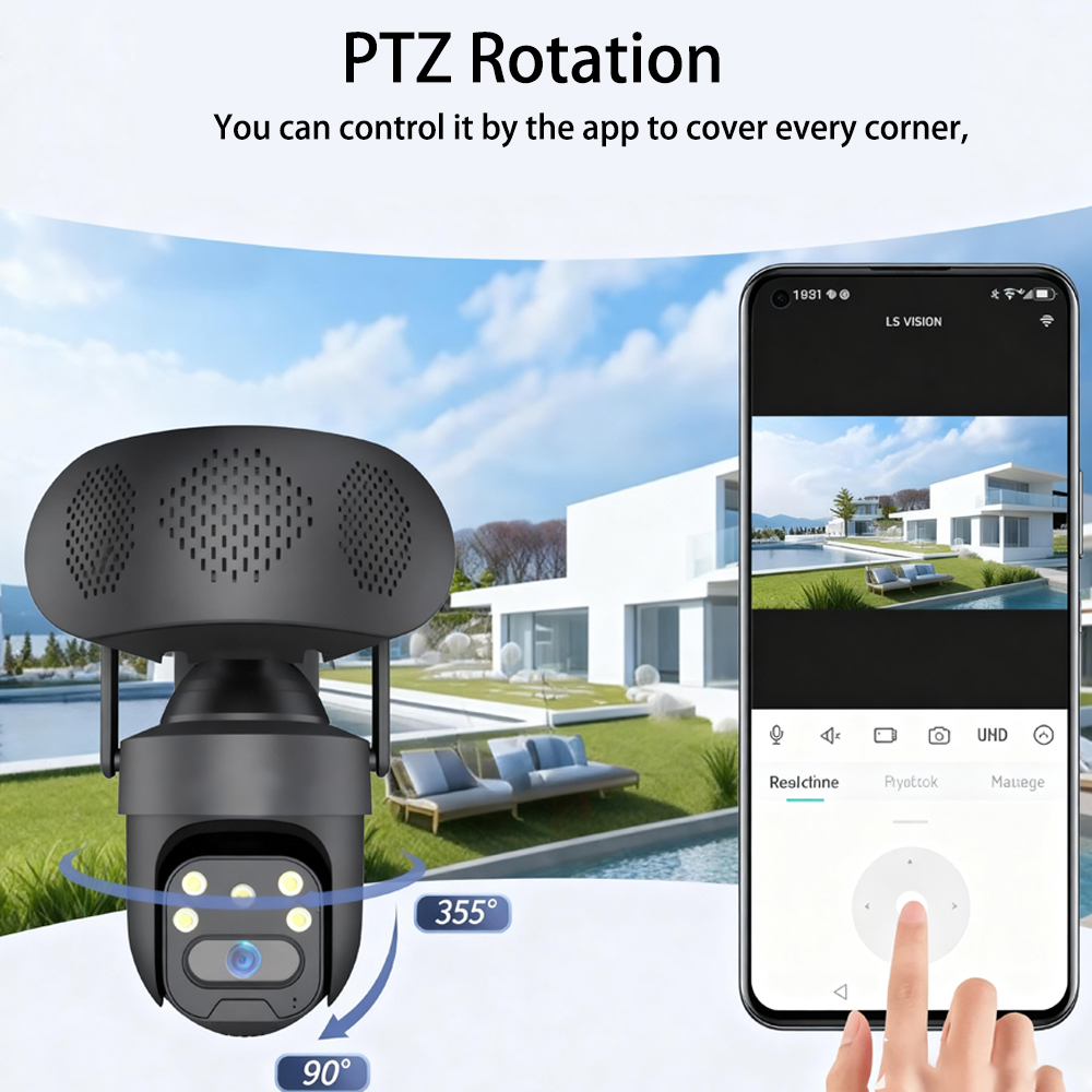 5MP HD WiFi IP Camera with Mus - Audiovision Music Player 리뷰 및 가격