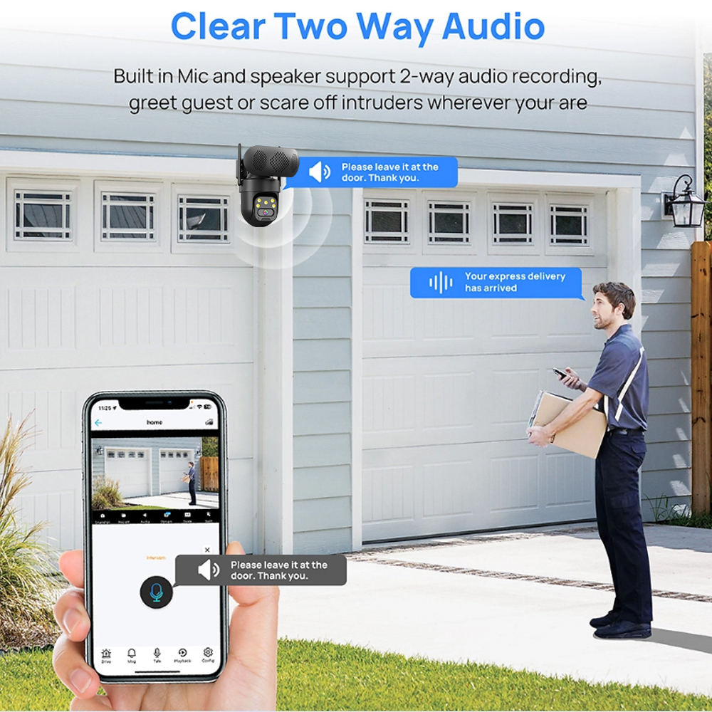 5MP HD WiFi IP Camera with Mus - Audiovision Music Player 리뷰 및 가격