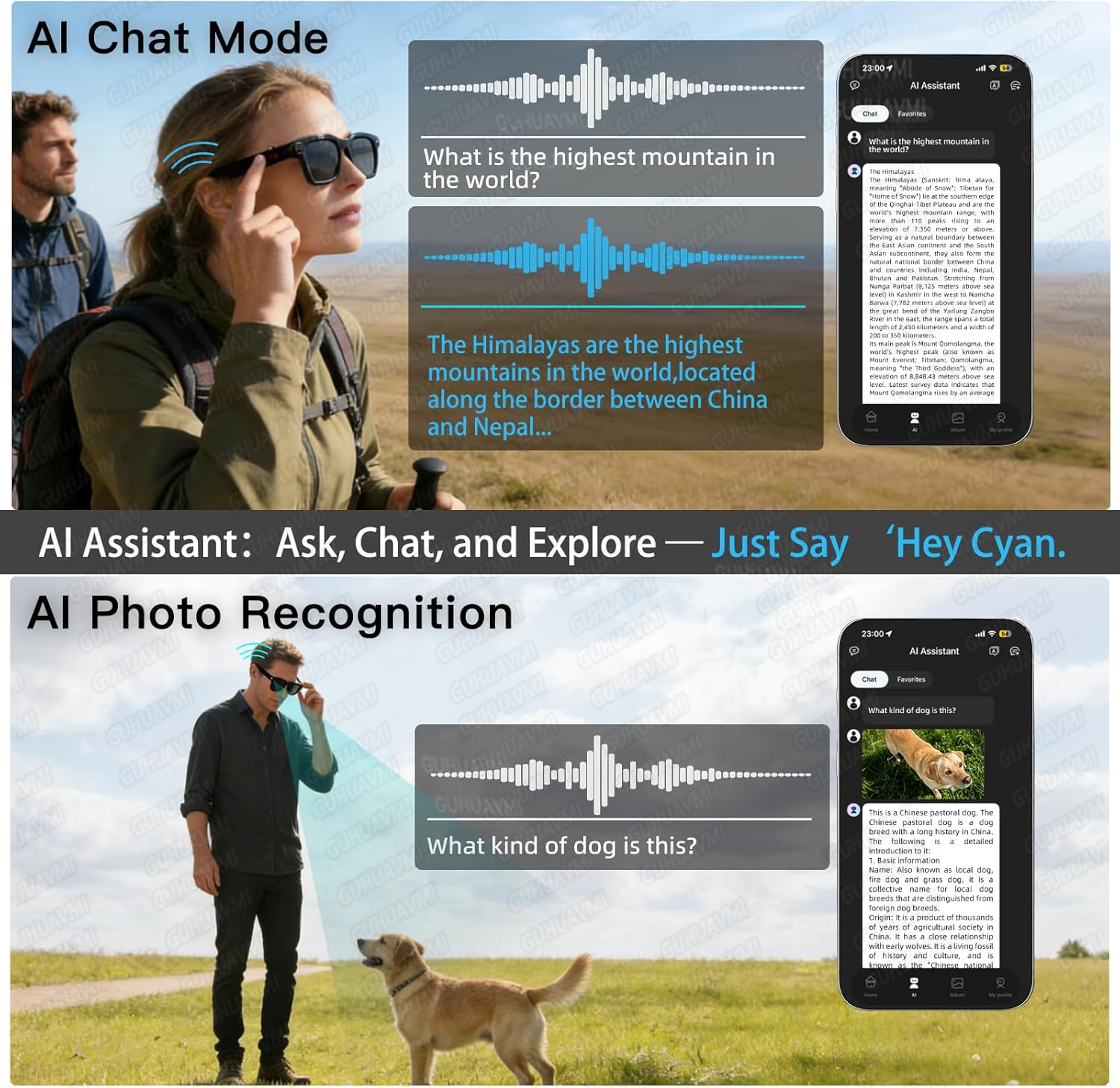 New Smart AI Glasses with 800W - Audio Music To Video 리뷰 및 가격