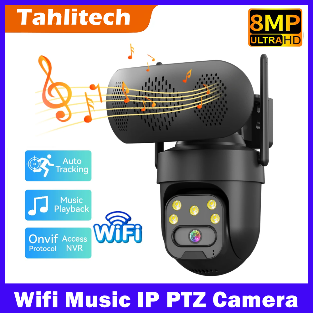 8MP WiFi IP Camera with Music  - Audiovision Music Player 리뷰 및 가격