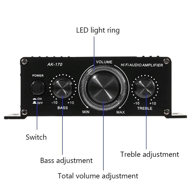 Woopker AK-170 Digital Power M - Audio Music For 리뷰 및 가격