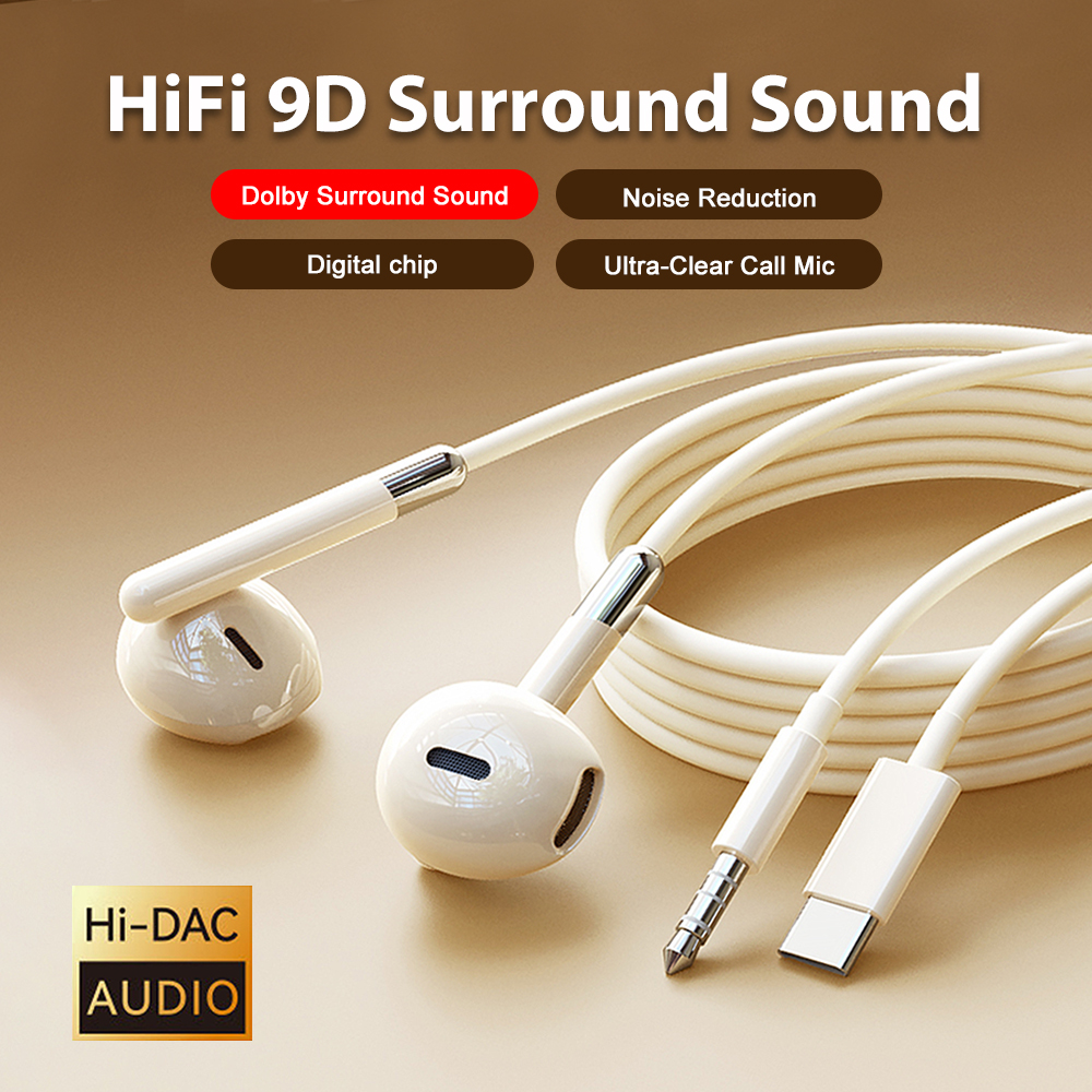 Type C Wired Headphones HiFi S - Audio Music Apple 리뷰 및 가격