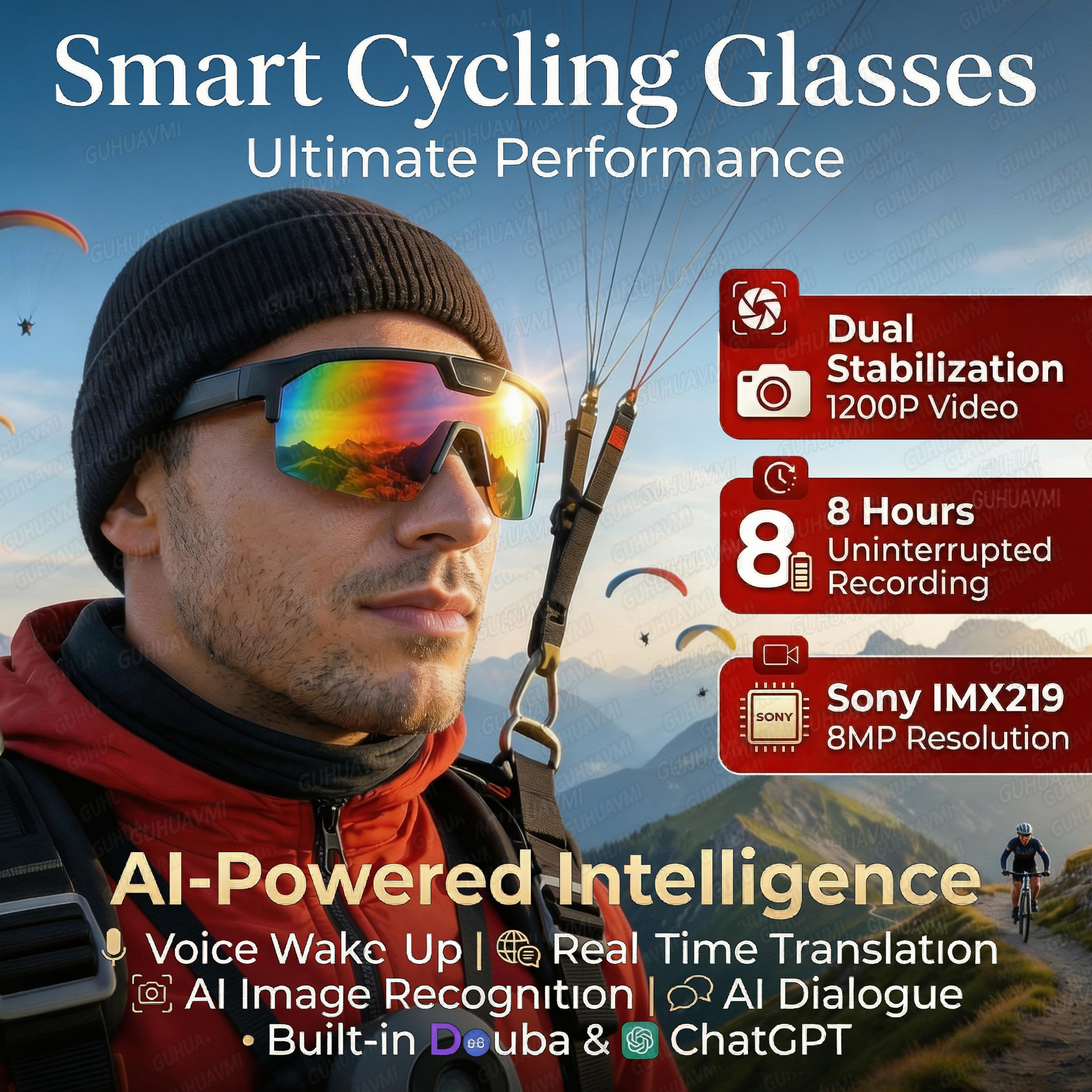 2026 New AI Smart Sports Glass - Audio Music To Video 리뷰 및 가격