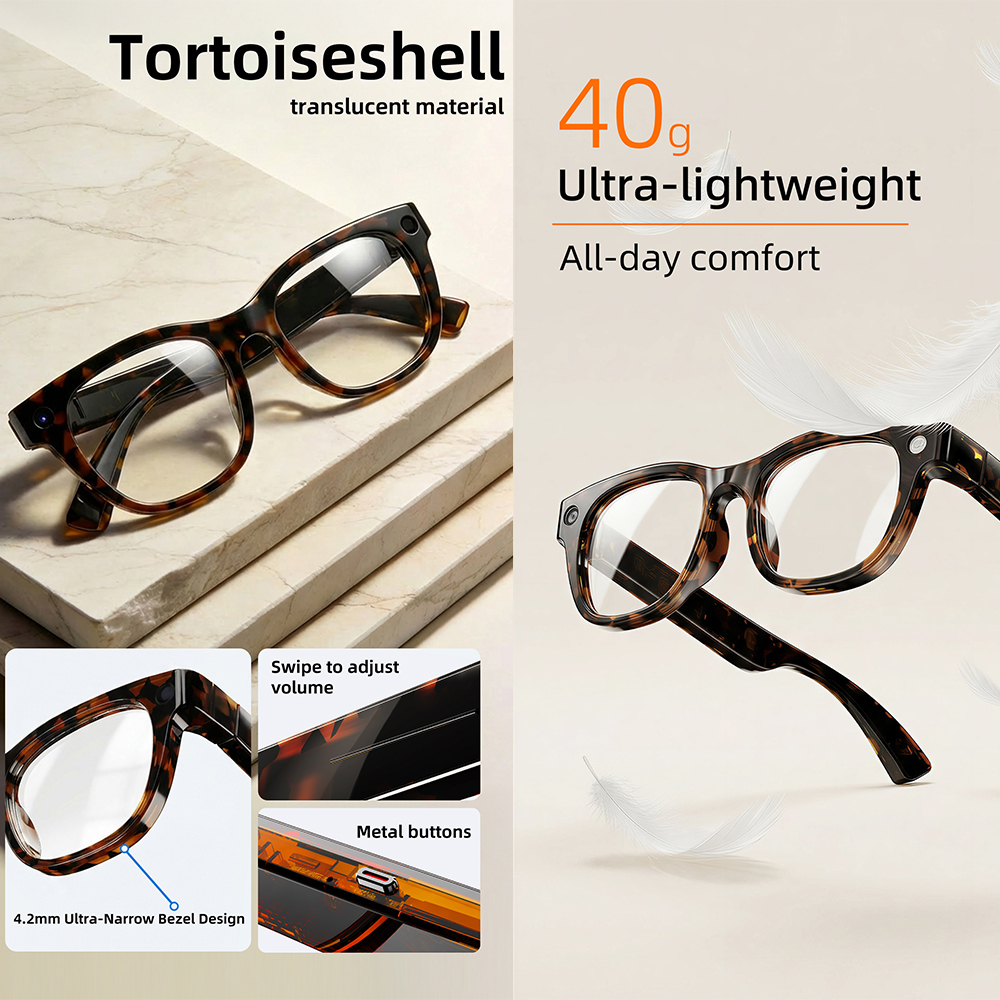 G600 Pro AI Smart Glasses 13MP - Audio Music To Video 리뷰 및 가격