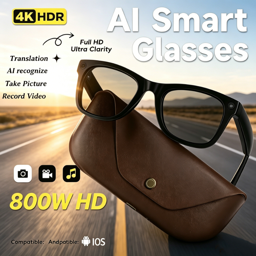 2026 New AI Smart Glasses 8MP  - Audio Music Ai 리뷰 및 가격