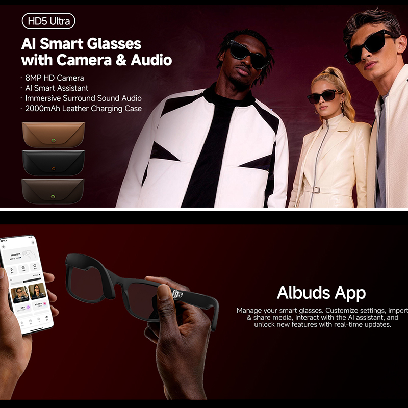 2026 New AI Smart Glasses 8MP  - Audio Music Ai 리뷰 및 가격