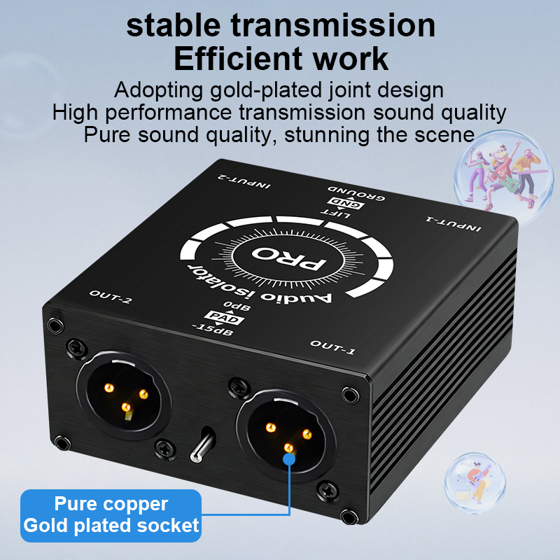 Professional 6.5mm XLR 2CH Aud - Audio Music Isolator 리뷰 및 가격