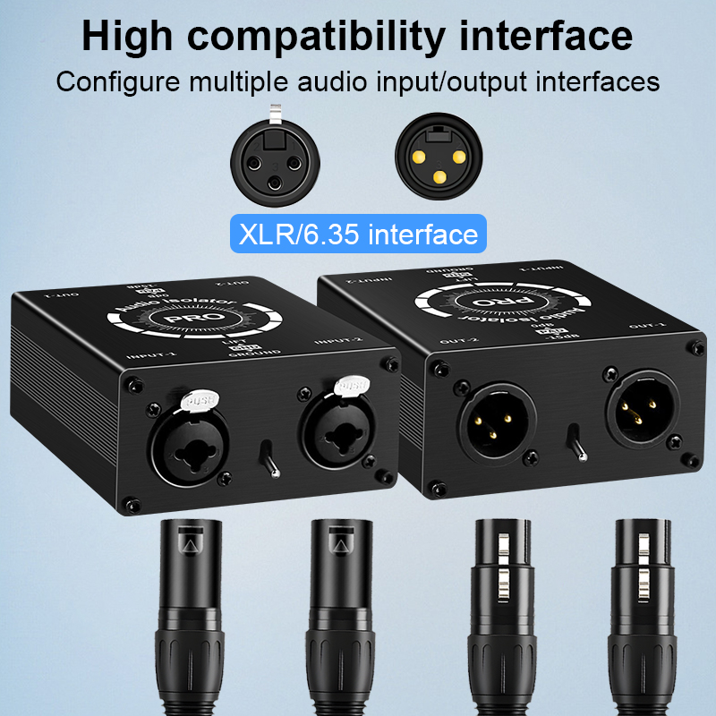 Professional 6.5mm XLR 2CH Aud - Audio Music Isolator 리뷰 및 가격