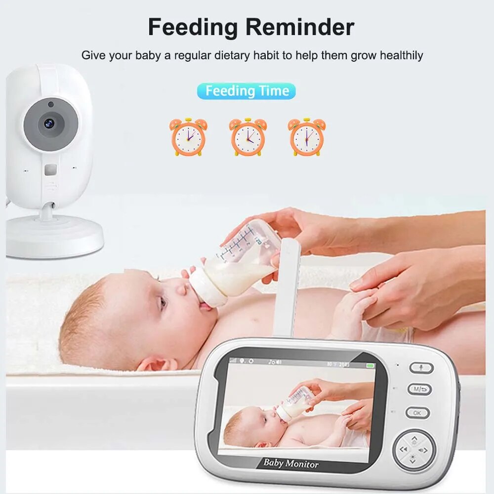 3.5'' Video Baby Monitor 2.4G  - Audio Music To Video 리뷰 및 가격