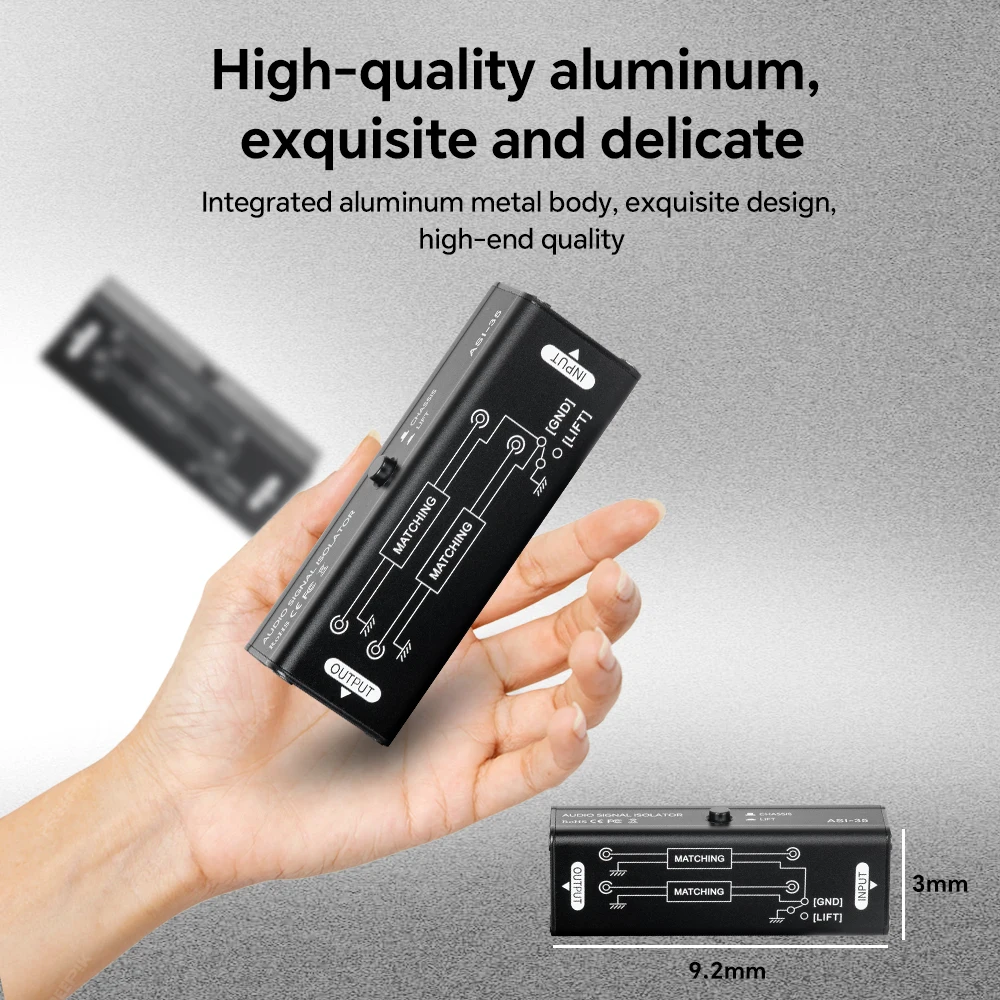 Portable 3.5mm aux Ground Loop - Audio Music Isolator 리뷰 및 가격