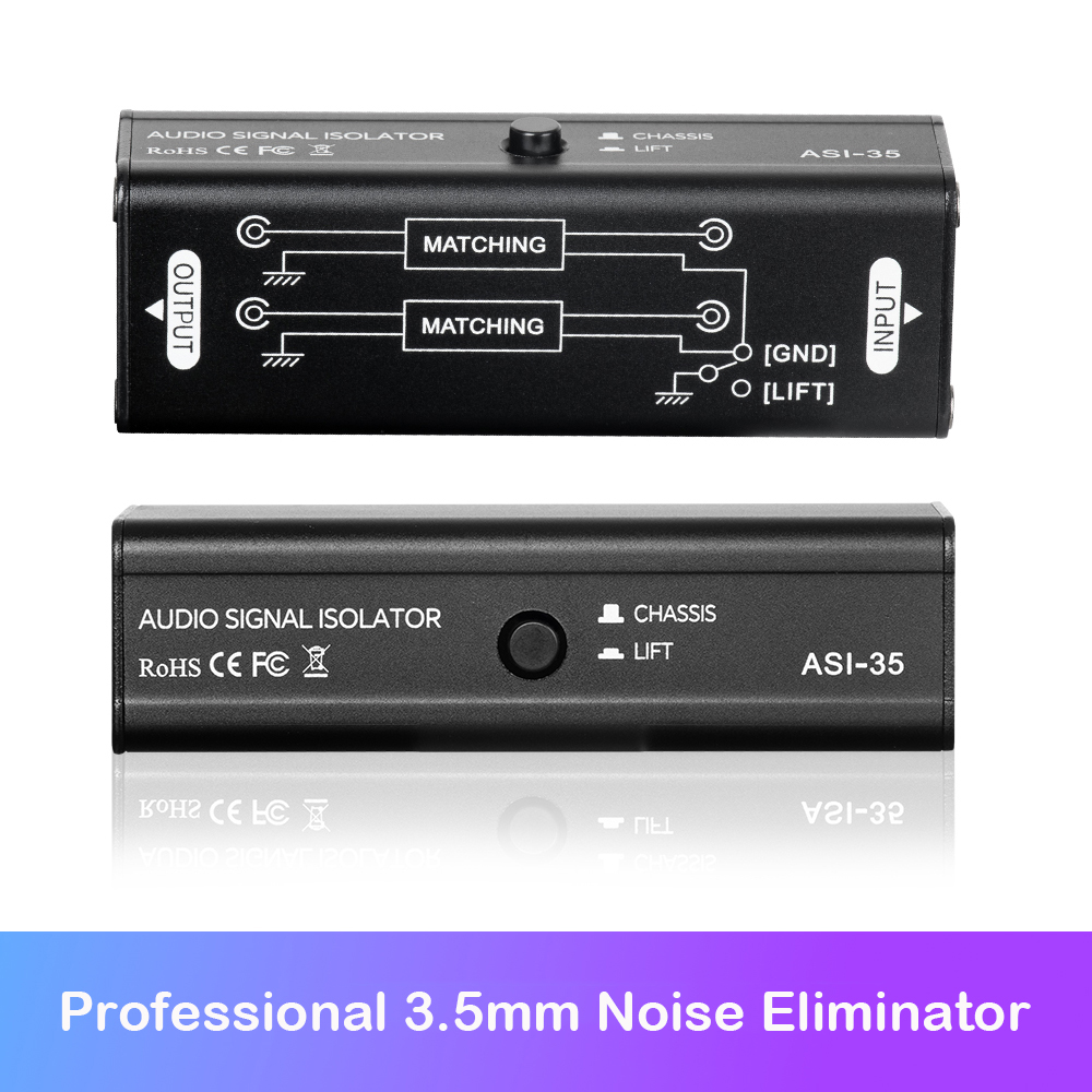 Portable 3.5mm aux Ground Loop - Audio Music Isolator 리뷰 및 가격
