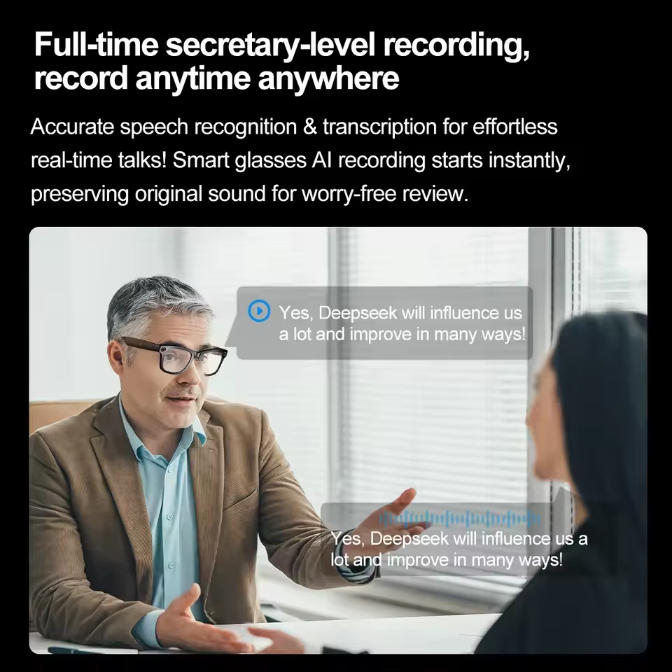 2026 New AI Smart Glasses with - Audio Music To Video 리뷰 및 가격