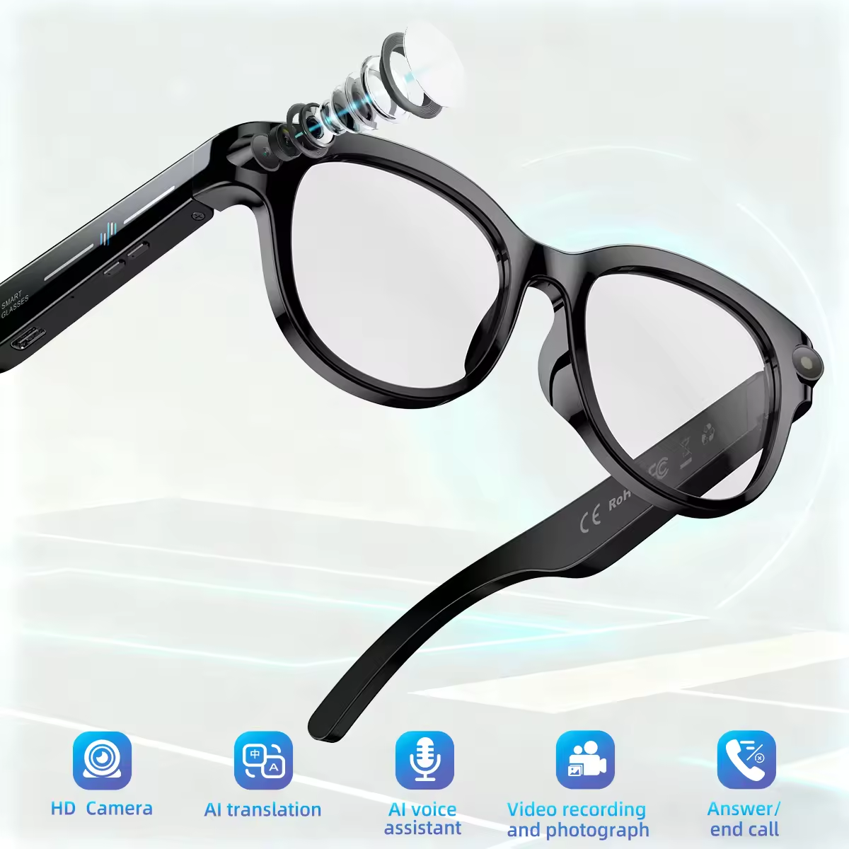 2026 New AI Smart Glasses with - Audio Music To Video 리뷰 및 가격