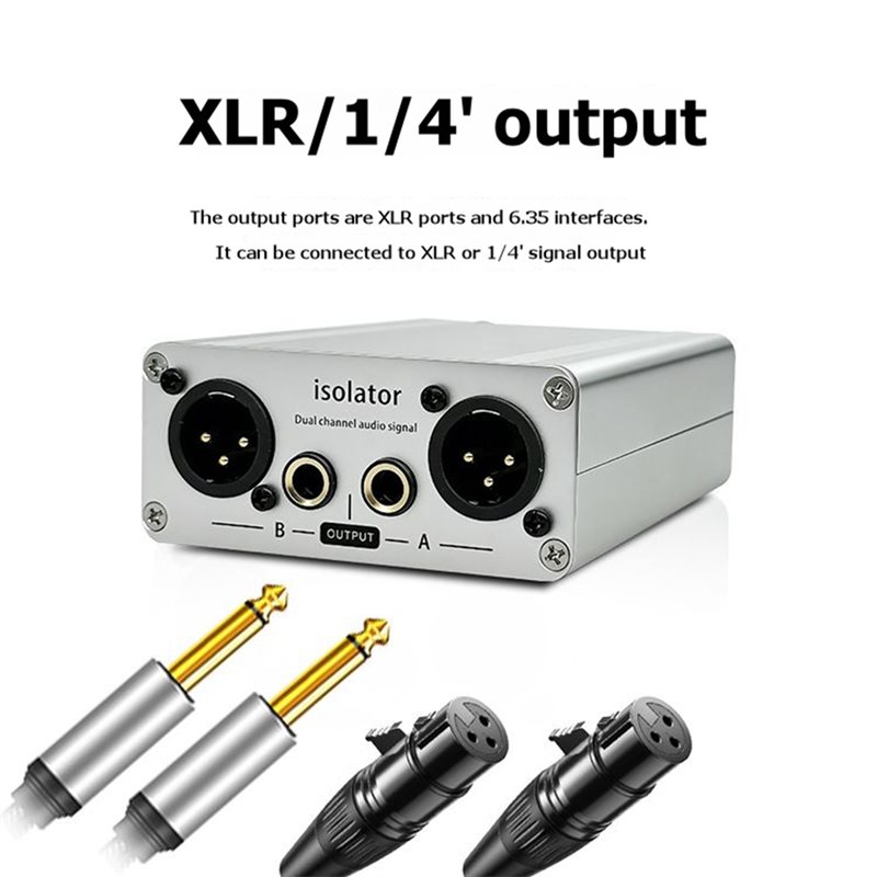 XLR Audio Isolator Audio Noise - Audio Music Isolator 리뷰 및 가격