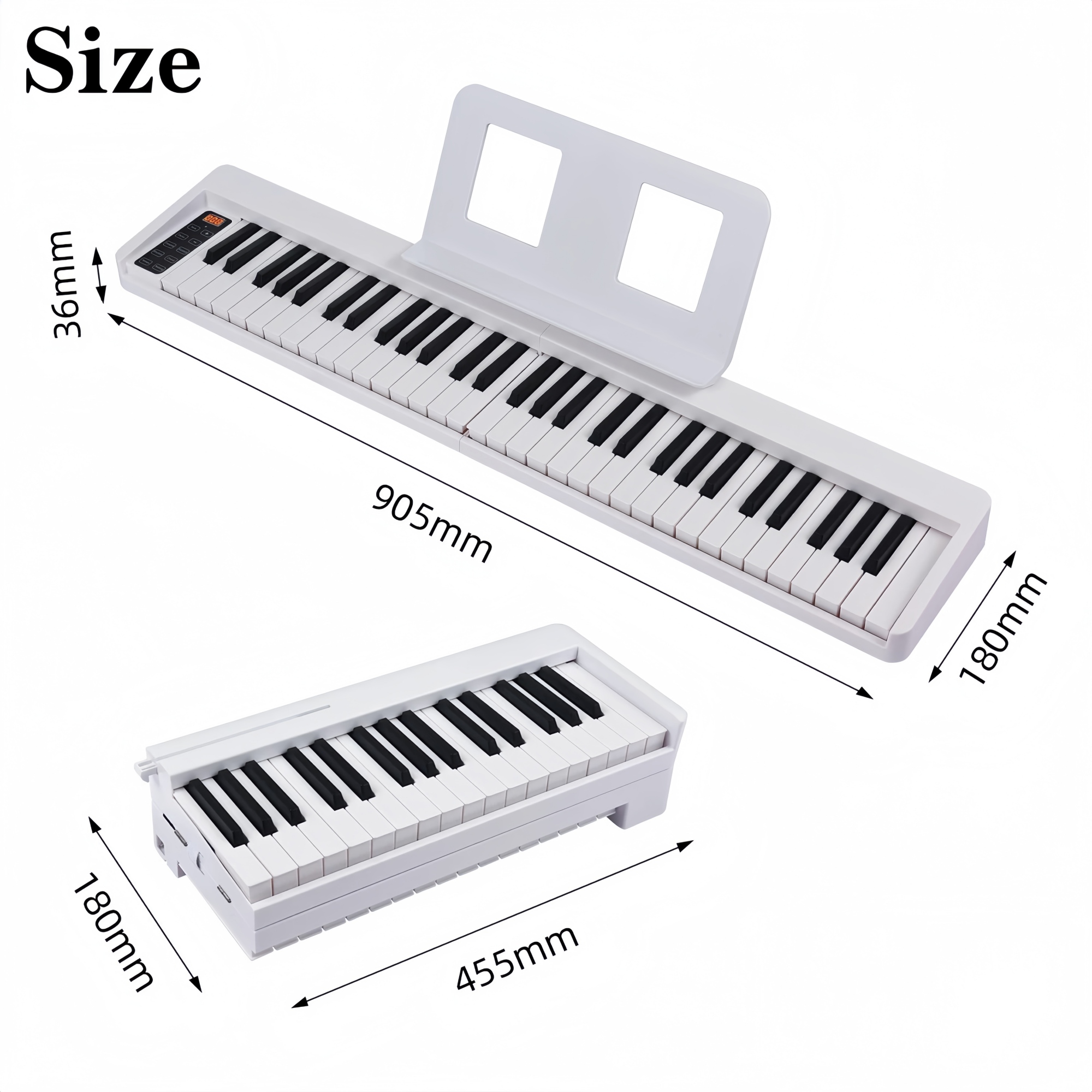Miwayer 61 Key Foldable Electr - Music Stand Folding 리뷰 및 가격