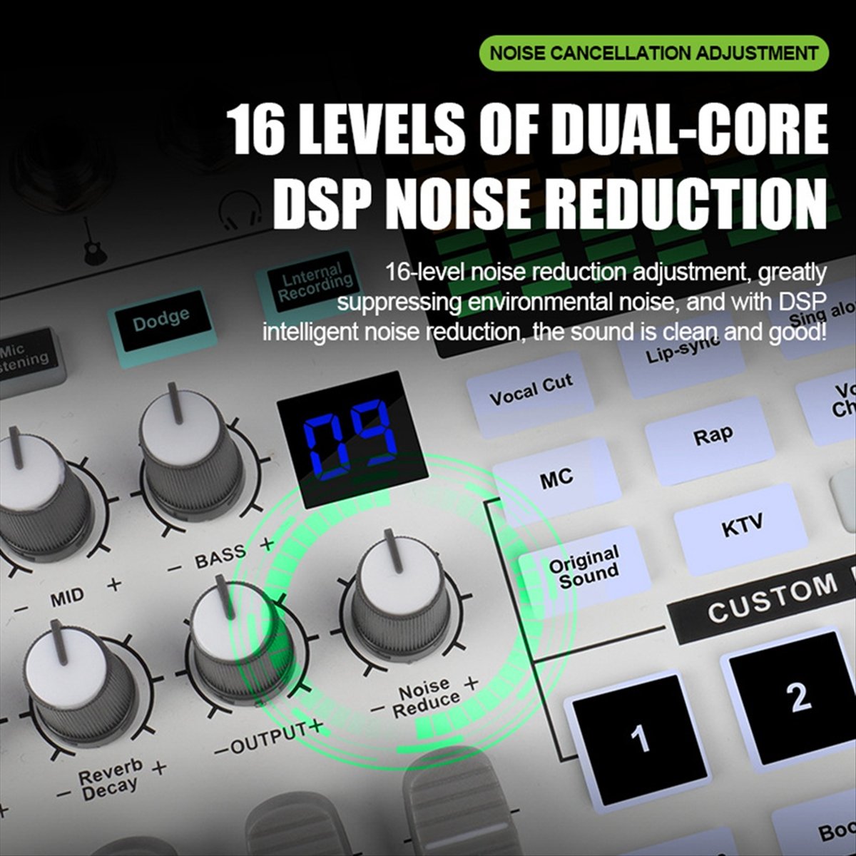DT77 SN800 Live Sound Card Voi - Audio Music Changer 리뷰 및 가격