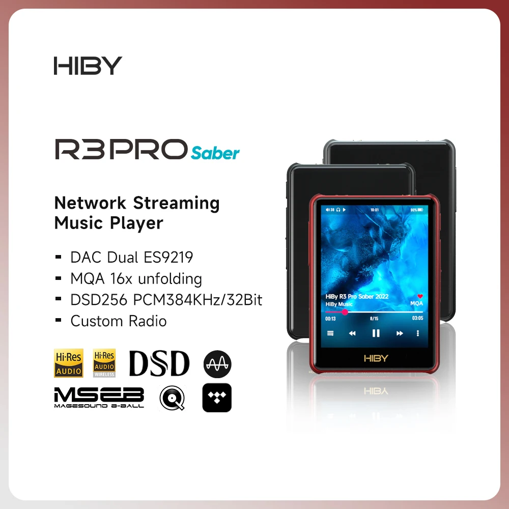Hiby R3 Pro Saber 2022 Network - Audio Music Web 리뷰 및 가격