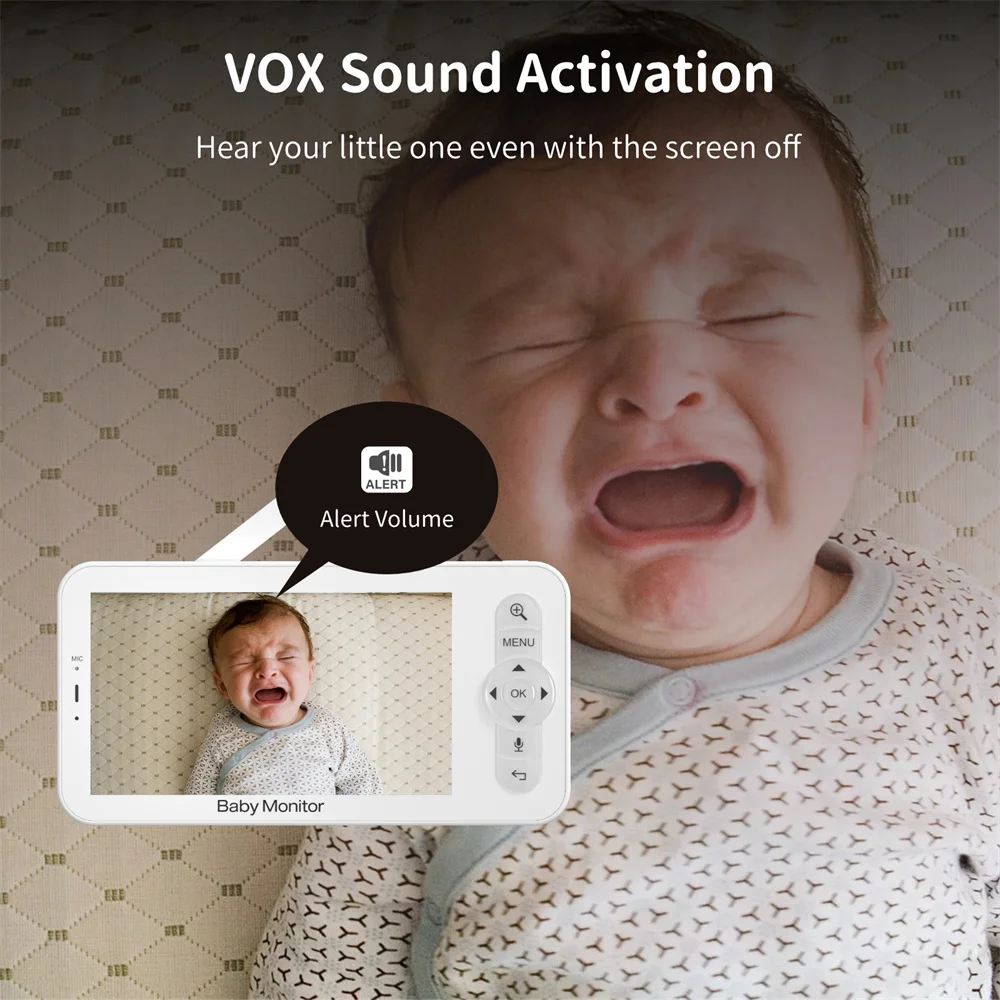 Babystar 5 Inch Wifi Baby Moni - Audio Music To Video 리뷰 및 가격