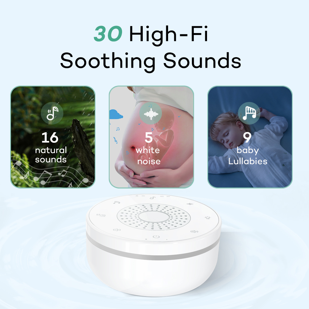 Sleep White Noise Machine with - Audio Music Light 리뷰 및 가격