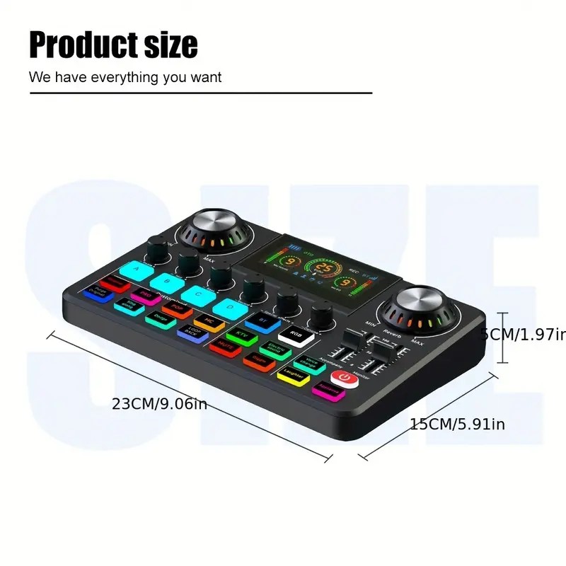Audio Mixer, Live Sound Card w - Audio Music Changer 리뷰 및 가격