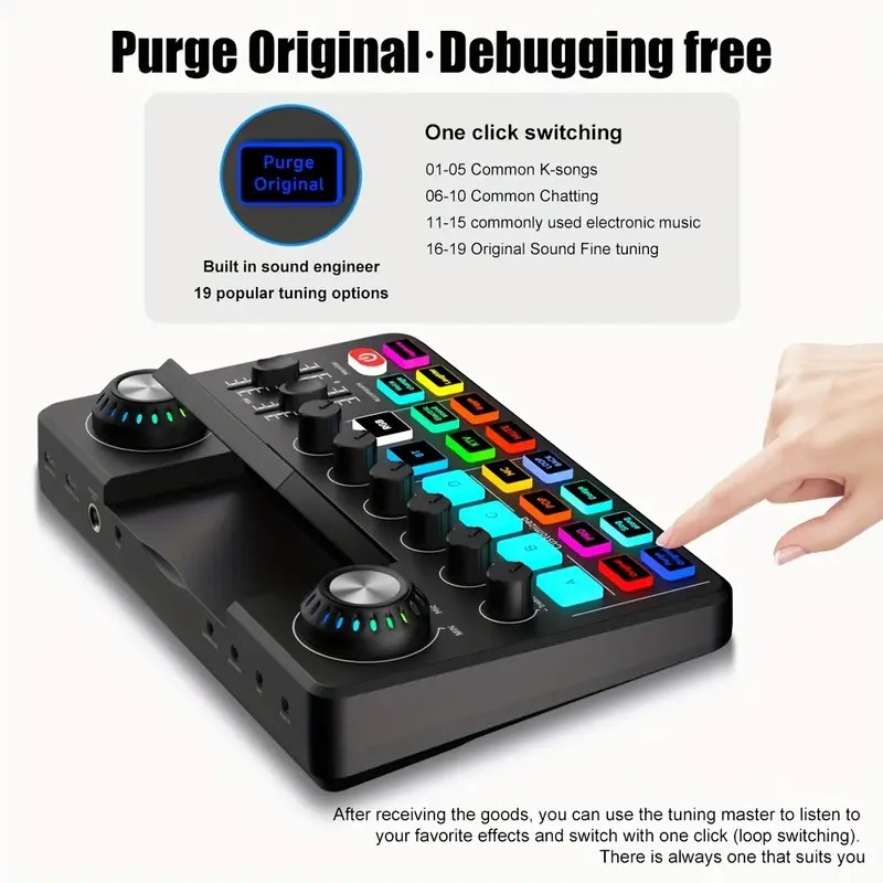 Audio Mixer, Live Sound Card w - Audio Music Changer 리뷰 및 가격