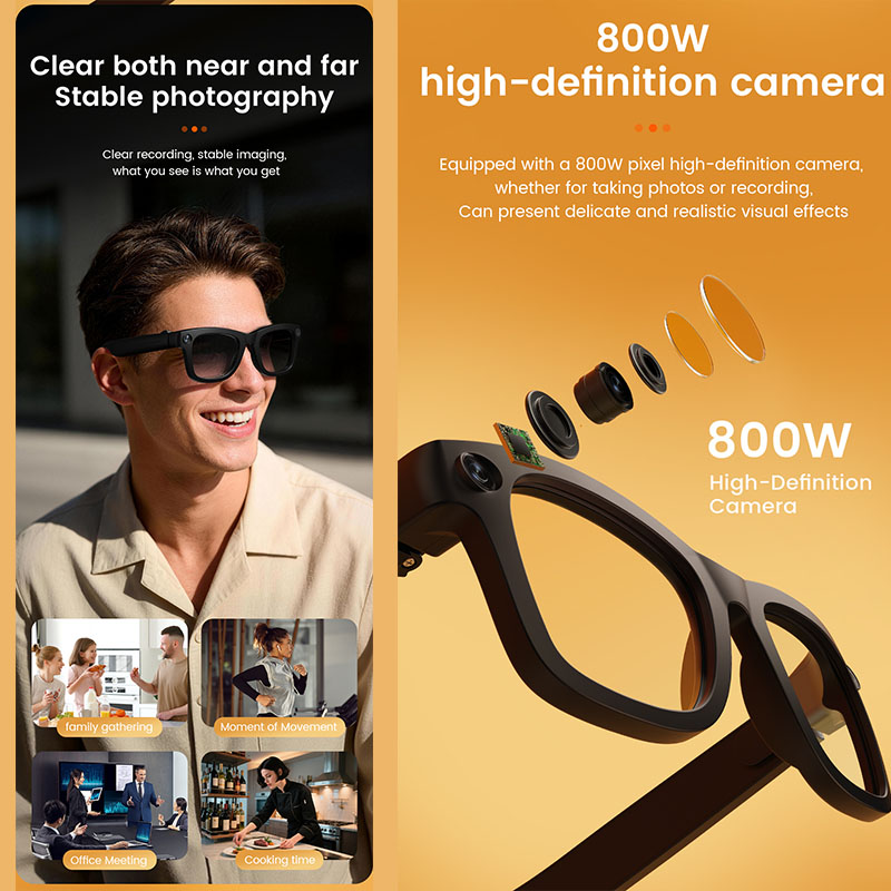 AI Smart Glasses 800W Camera A - Audio Music Ai 리뷰 및 가격