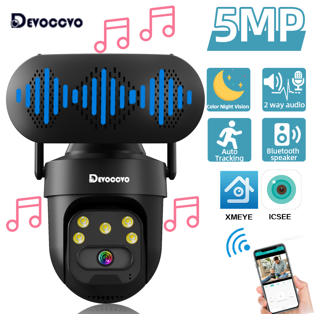 ICSEE 5MP WiFi PTZ IP Camera w - Audiovision Music Player 리뷰 및 가격