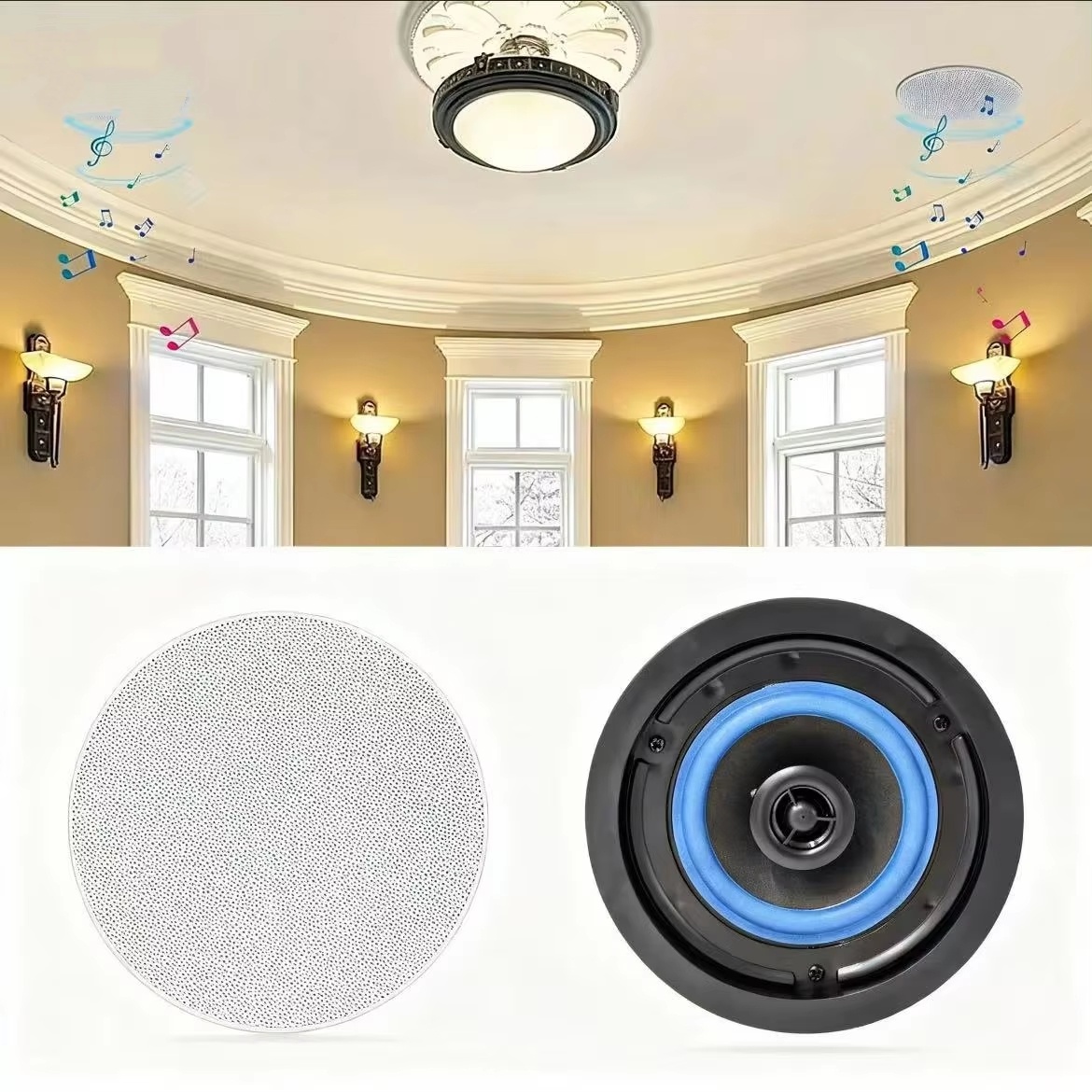 Herdio 4 Inch Ceiling Speaker  - Audio Music Apple 리뷰 및 가격
