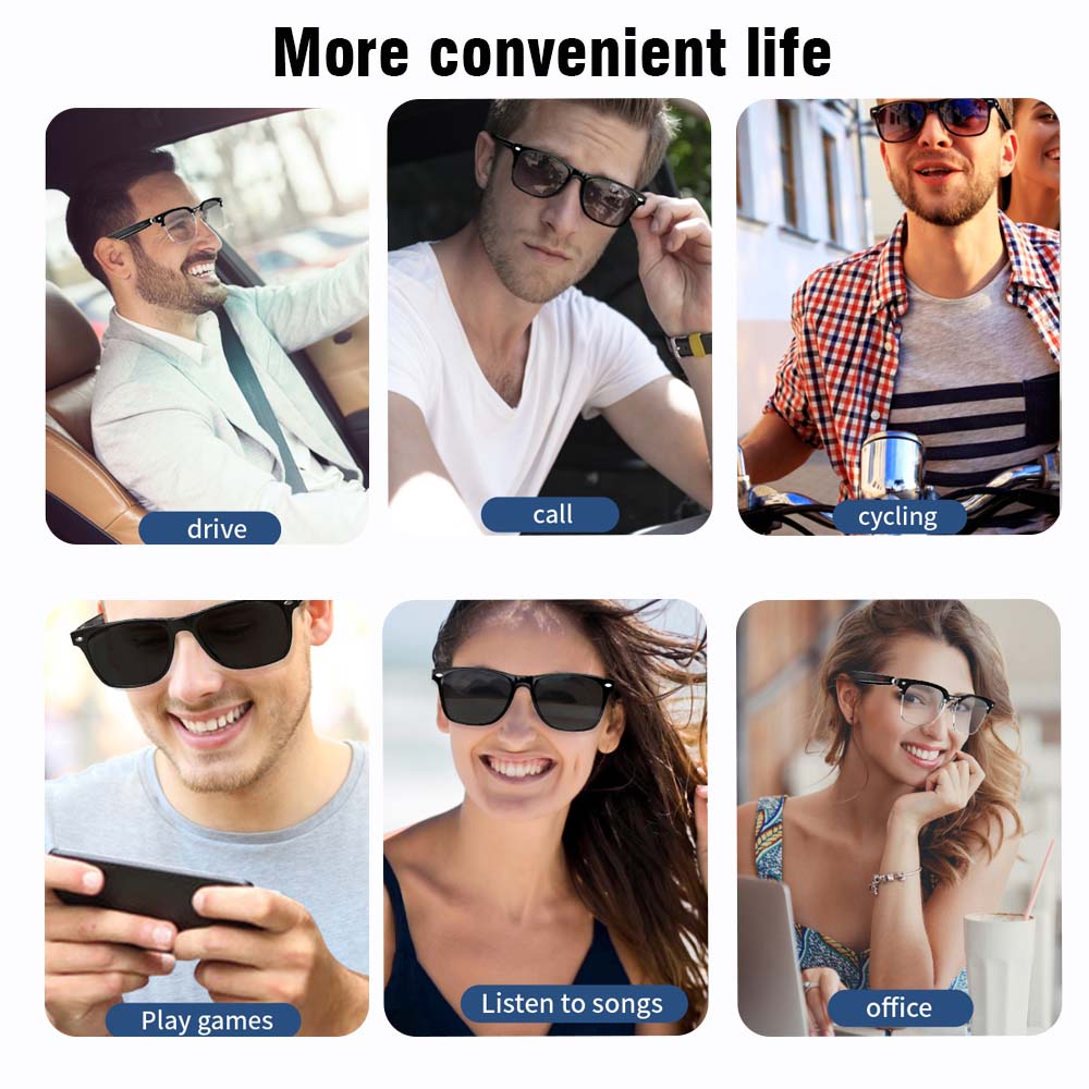 SENBONO E13 Smart Glasses:Blue - Audio Music Light 리뷰 및 가격